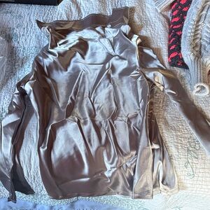 Elegant Women's Metallic Shirt